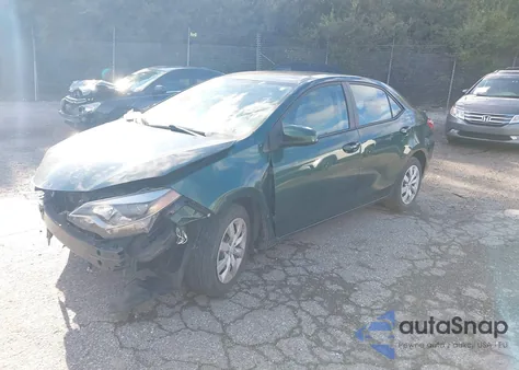 2016 Toyota Corolla Le z USA, uszkodzony, nr VIN 2T1BURHEXGC591293